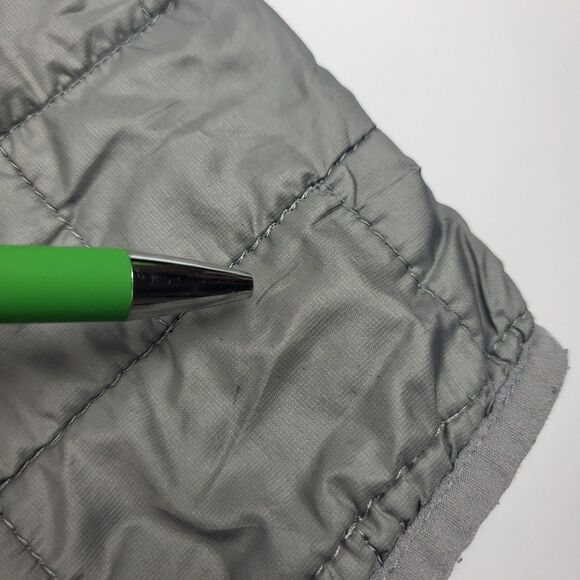 Patagonia Jacket Women Gray Nano Puff Hoody Full Zip Logo Primaloft Pocket M - Picture 16 of 16